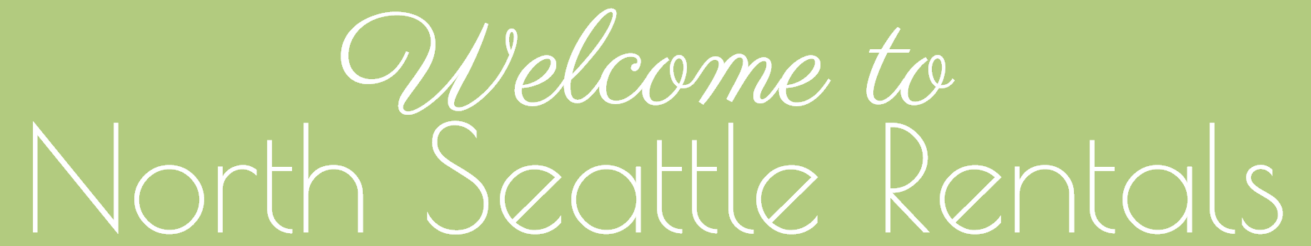 Welcome to North Seattle Rentals
